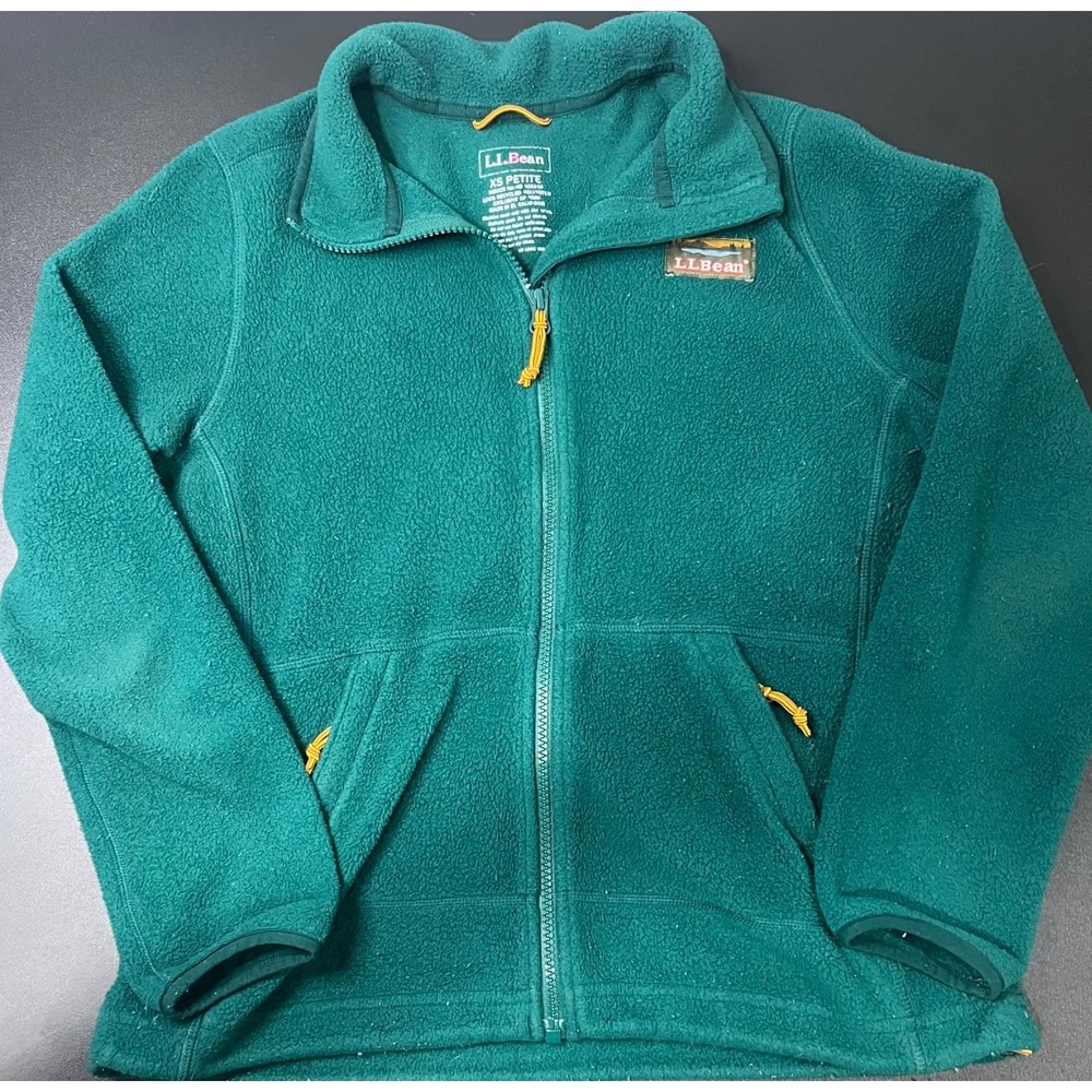 L.L.Bean Mountain Classic Fleece Jacket Women's‎ Size XS Petite